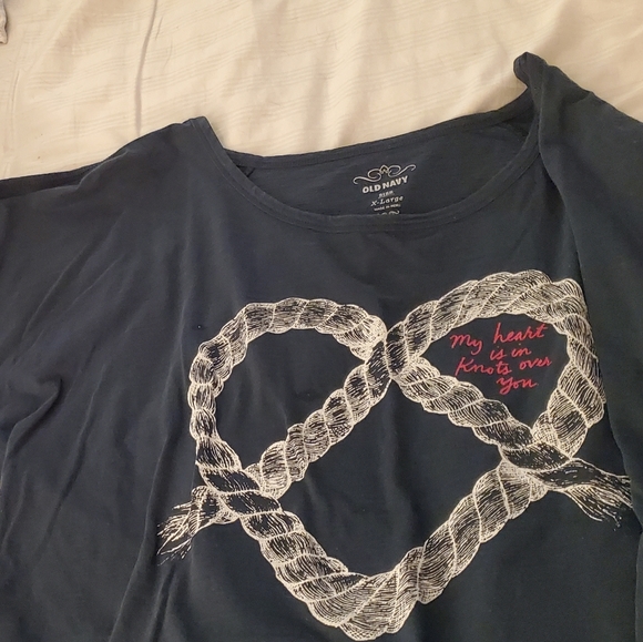 Old Navy XL 3/4 sleeve dark teal - Picture 2 of 6